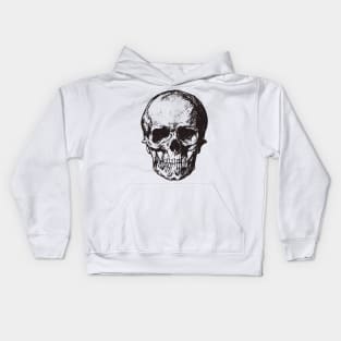 Skull Sketch Kids Hoodie